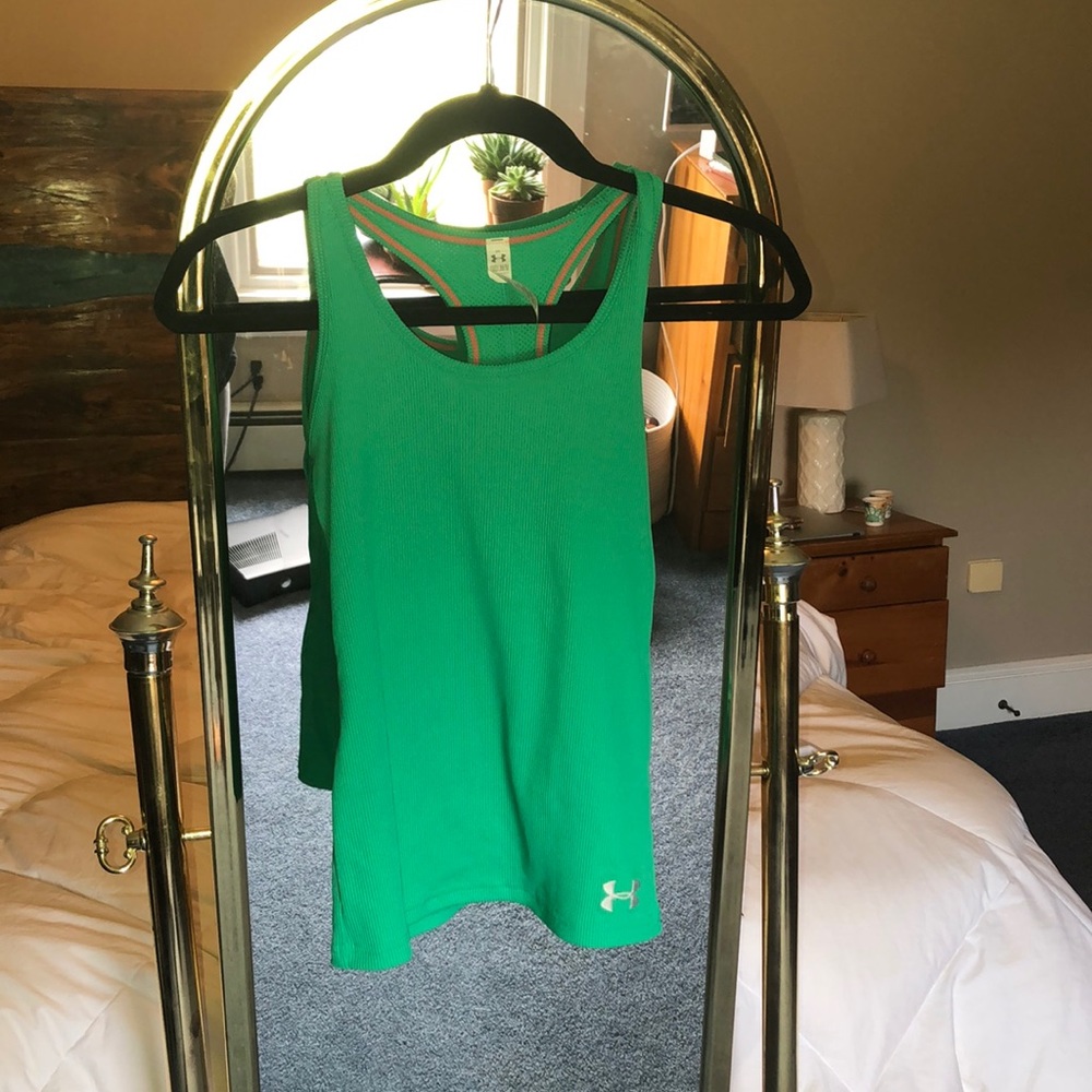 green workout tank top